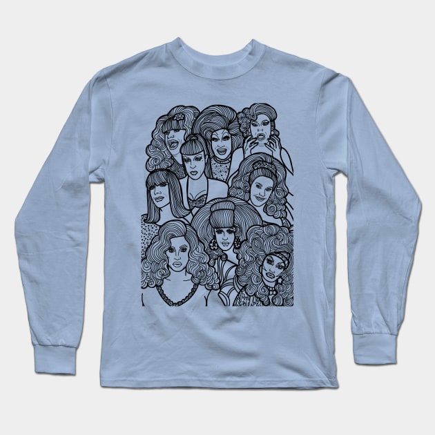 Drag ICONS Long Sleeve T-Shirt by COLORaQUEEN